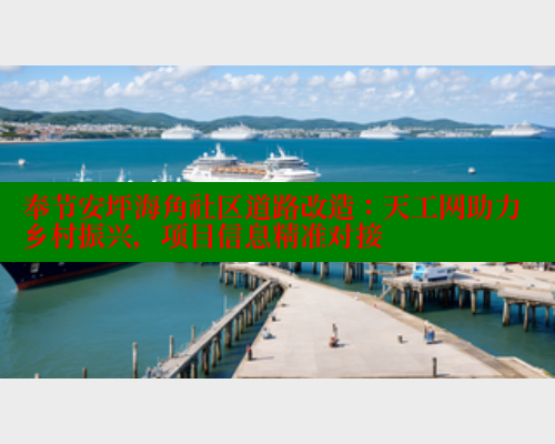 奉节安坪海角社区道路改造：天工网助力乡村振兴，项目信息精准对接 海角首页 第1张