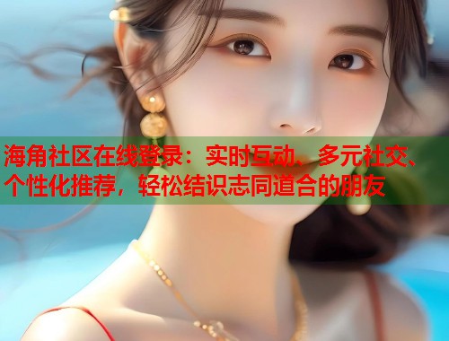海角社区在线登录：实时互动、多元社交、个性化推荐，轻松结识志同道合的朋友