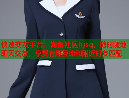快速交友平台：海角社区hjsq，随时随地聊天交友，享受有趣互动和附近好友匹配  第1张