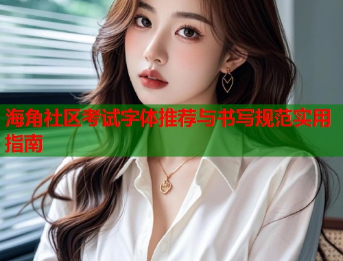 海角社区考试字体推荐与书写规范实用指南