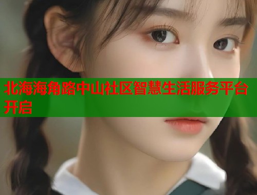 北海海角路中山社区智慧生活服务平台开启